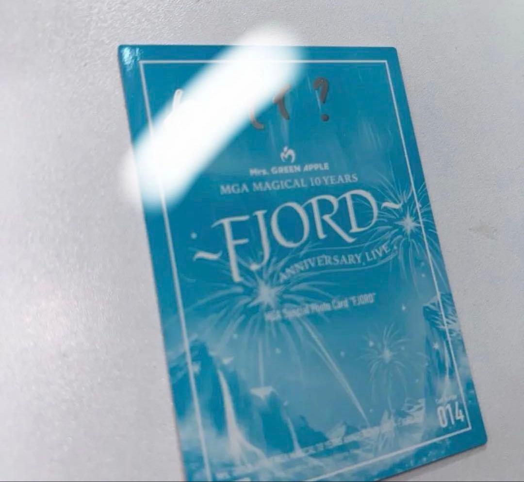 Mrs. GREEN APPLE 大森元貴 サイン入り フォトカ