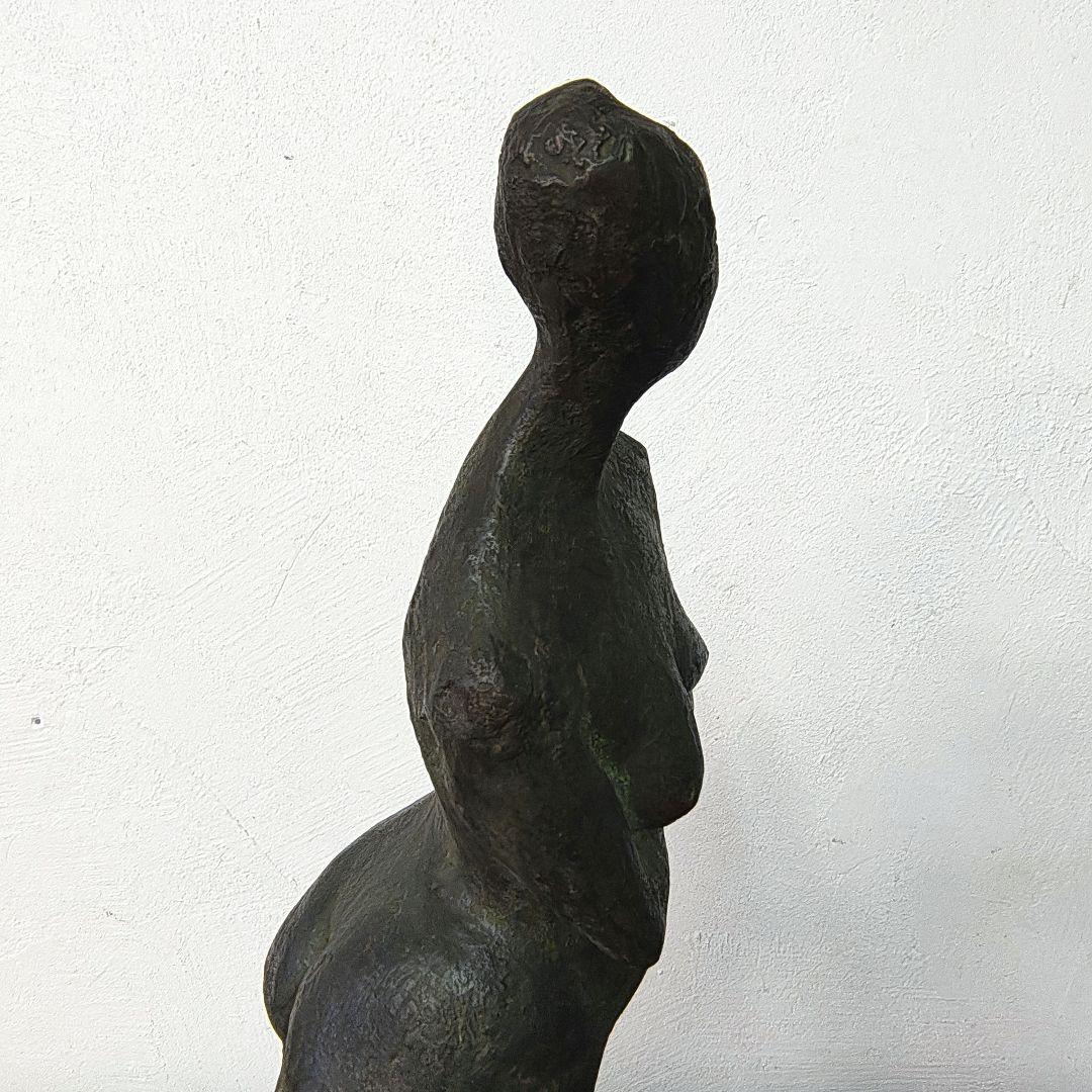 彫刻　裸婦　ブロンズ像　オブジェ　作家不詳