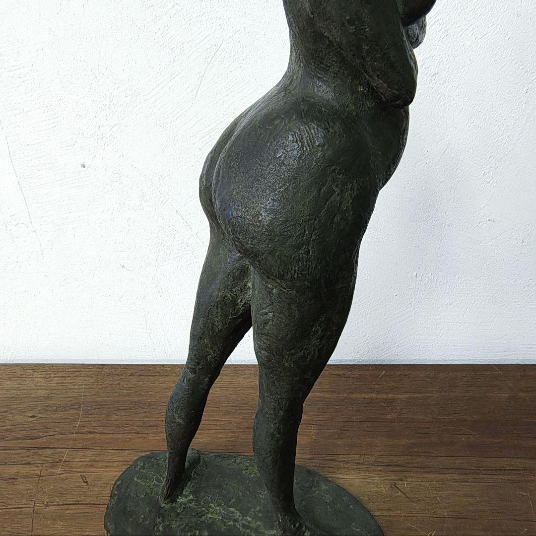 彫刻　裸婦　ブロンズ像　オブジェ　作家不詳