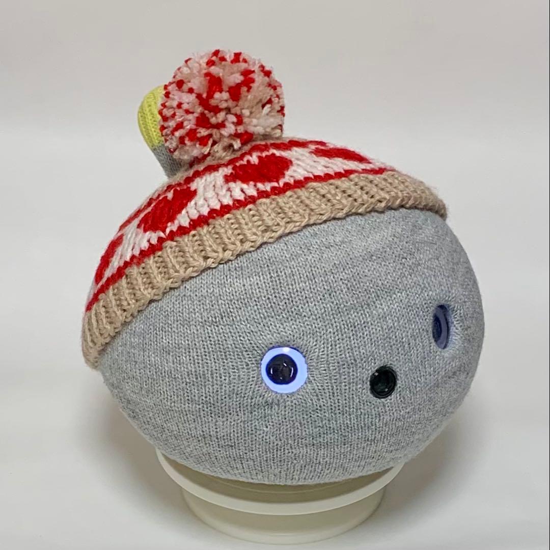 nanairo様リクエスト　ハート柄のニット帽（ベージュ、パープル、グレー）3点