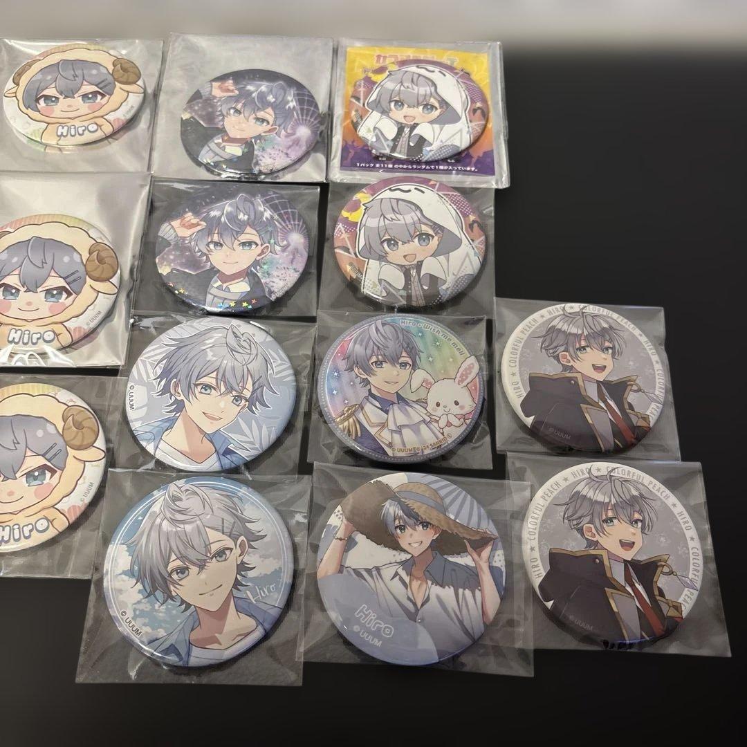 カラフルピーチ　缶バッジ　ヒロくん