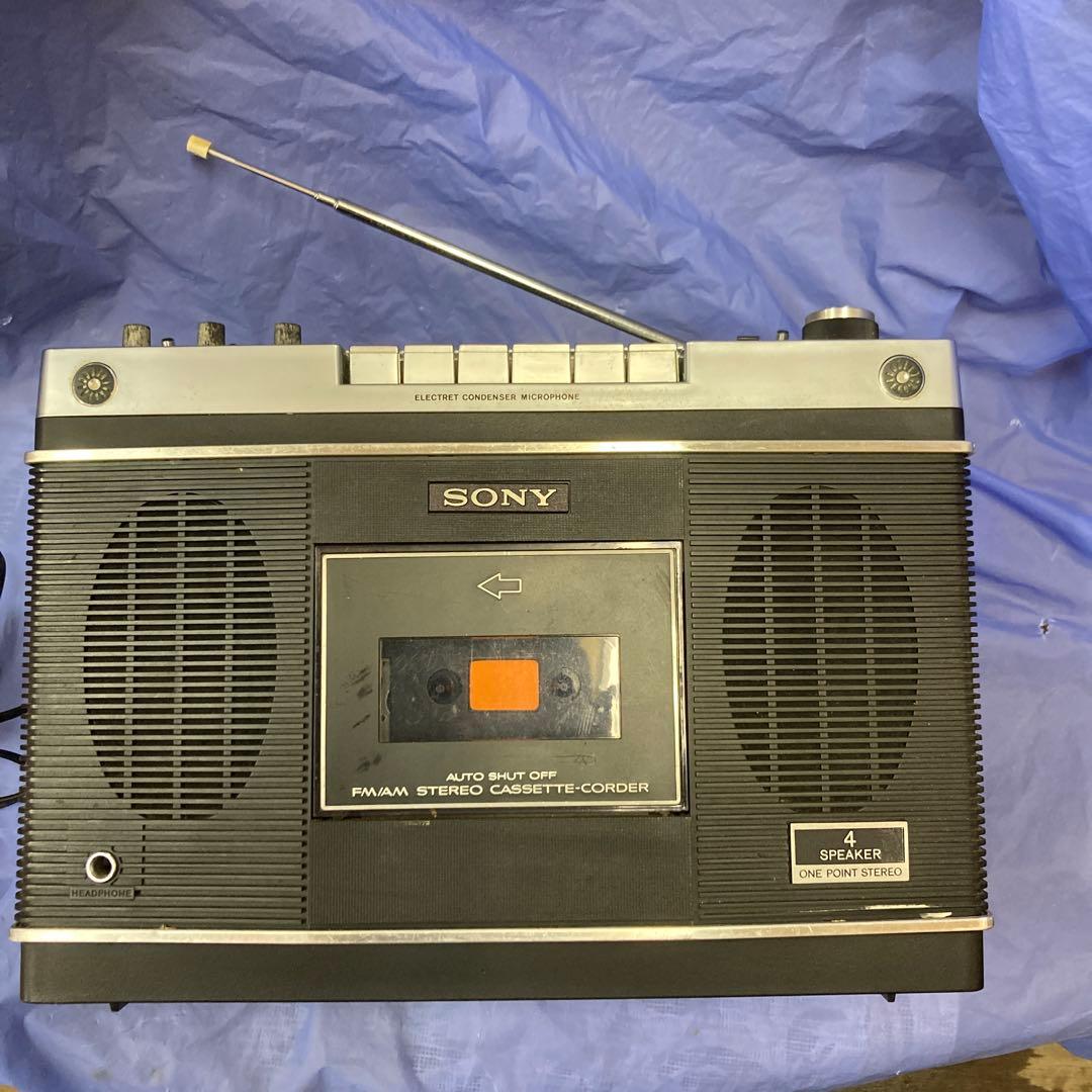 SONY ステレオラジカセ　 CF-2580 昭和レトロ　 希少動作品