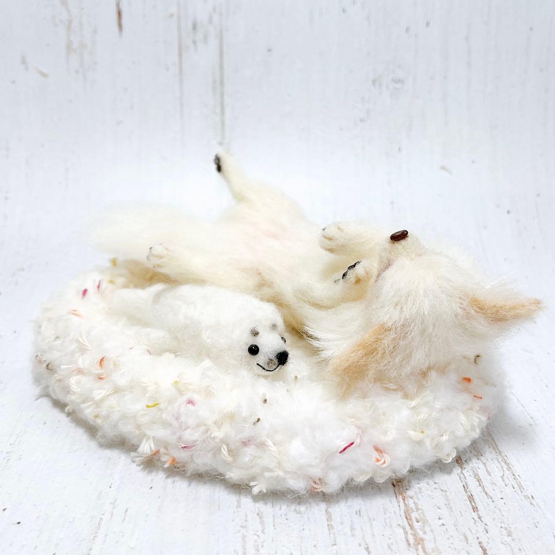 羊毛フェルト 犬 チワワ