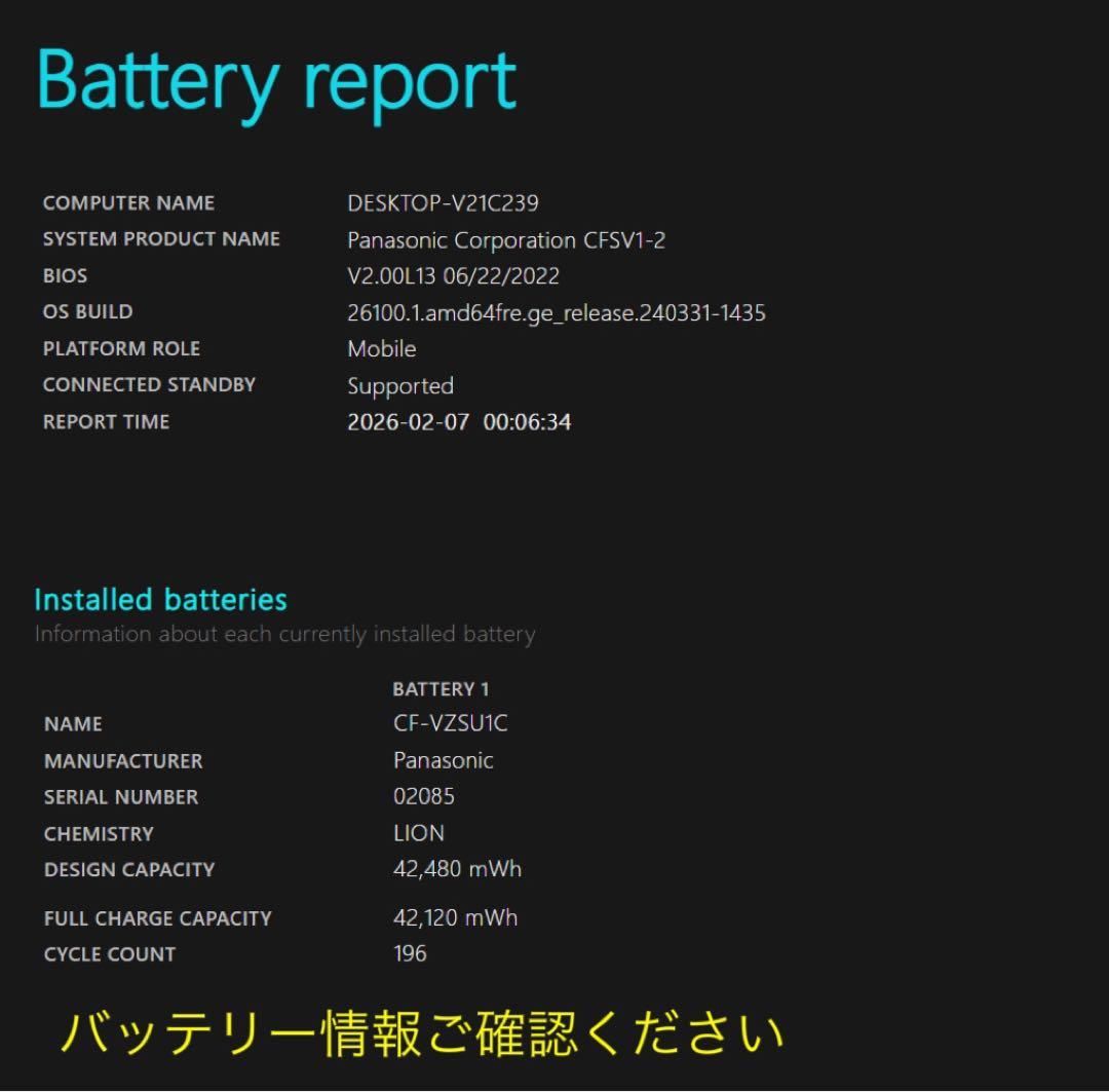 レッツノート CF-SV1/11世代i5/メモリ16GB/office付き