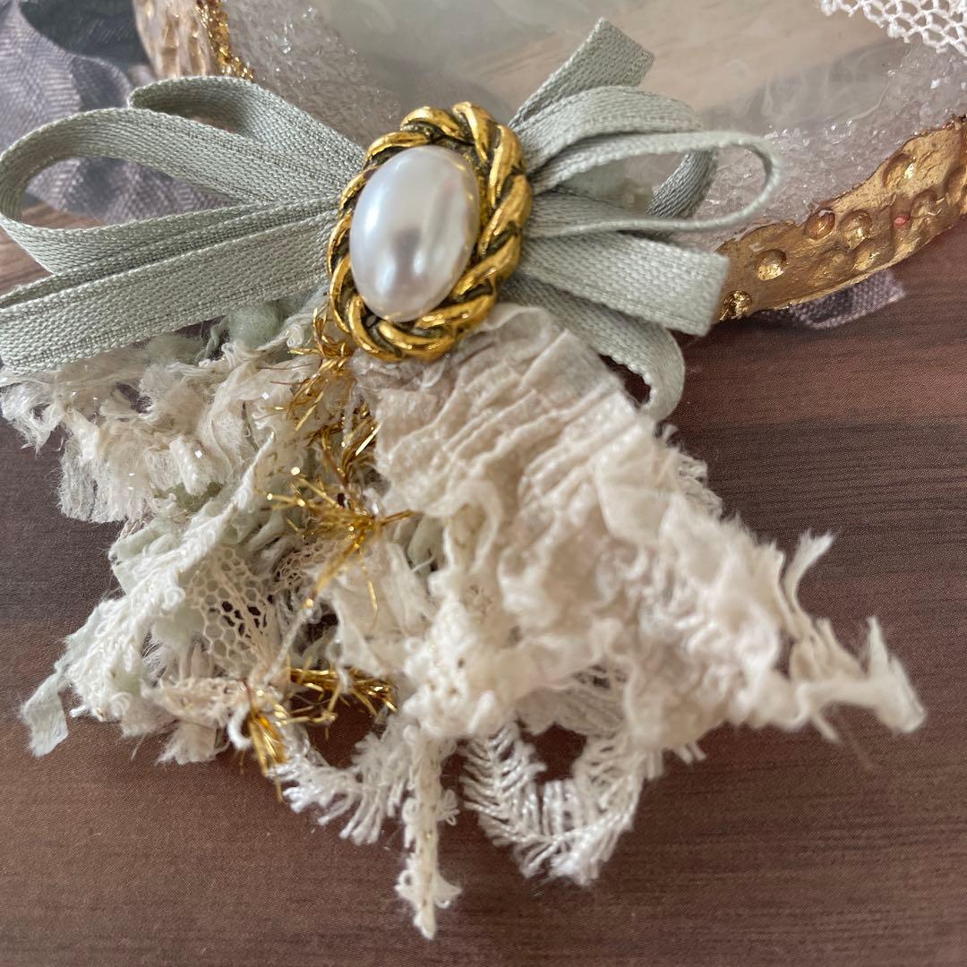 no.153 ハンドメイド　可愛らしいシンプルなもけもけアクセサリー