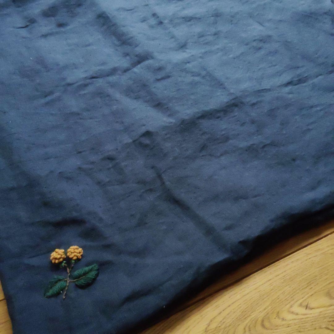 【アンちゃん様オーダー専用ページ】リネン刺繍　クッションカバー