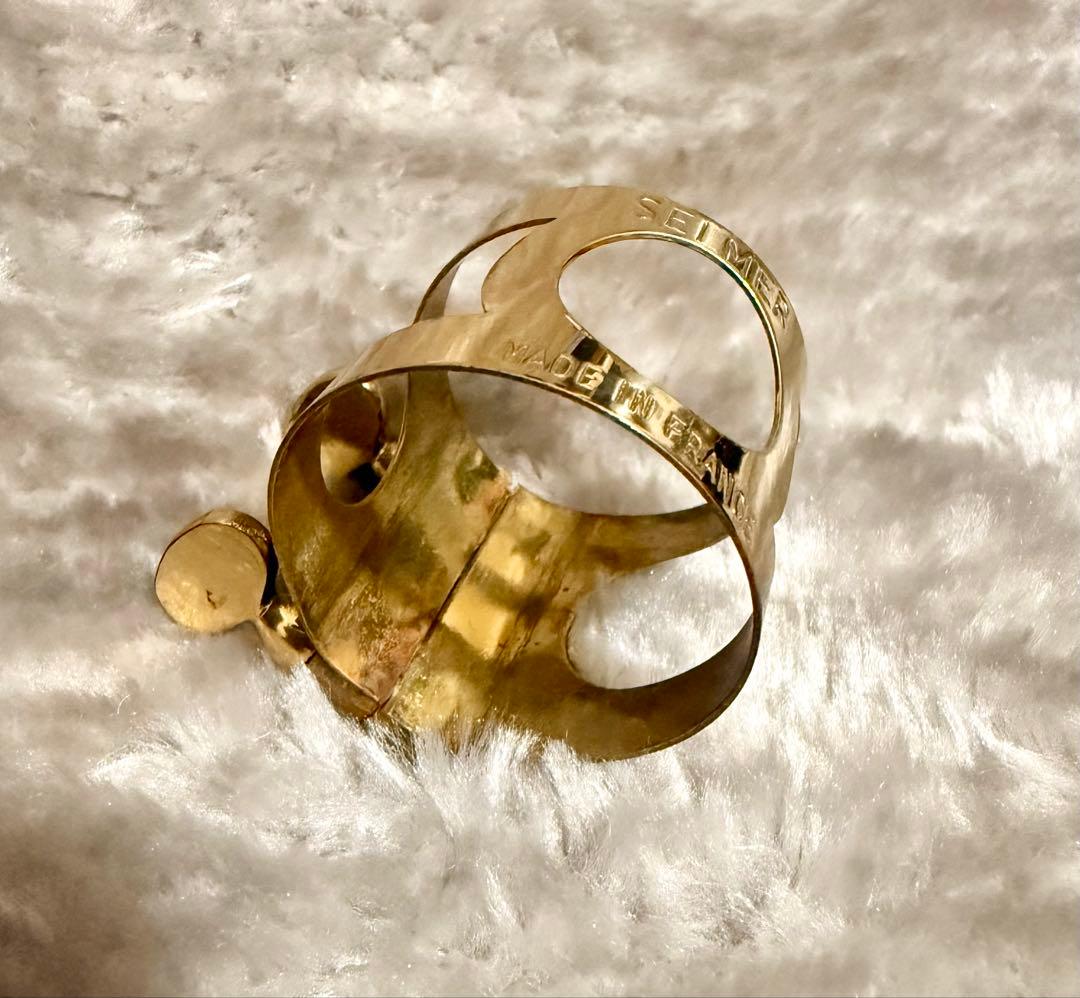 SELMER テナーサックス用リガチャー①《旧タイプ》2本締め