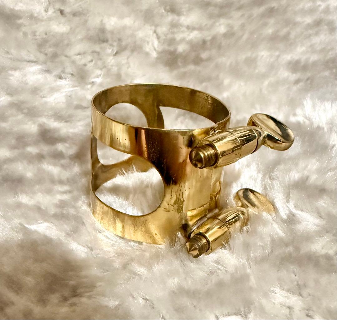 SELMER テナーサックス用リガチャー①《旧タイプ》2本締め