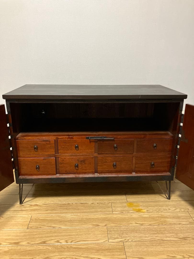 時代箪笥 リメイク ローボード　和箪笥 古家具　テレビ台 収納 キャビネット