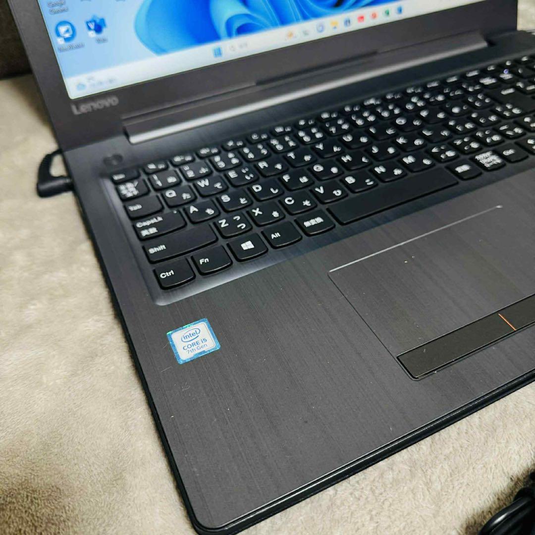 S268 LENOVOノートパソコンi5第7世代 WEBカメラWindows11
