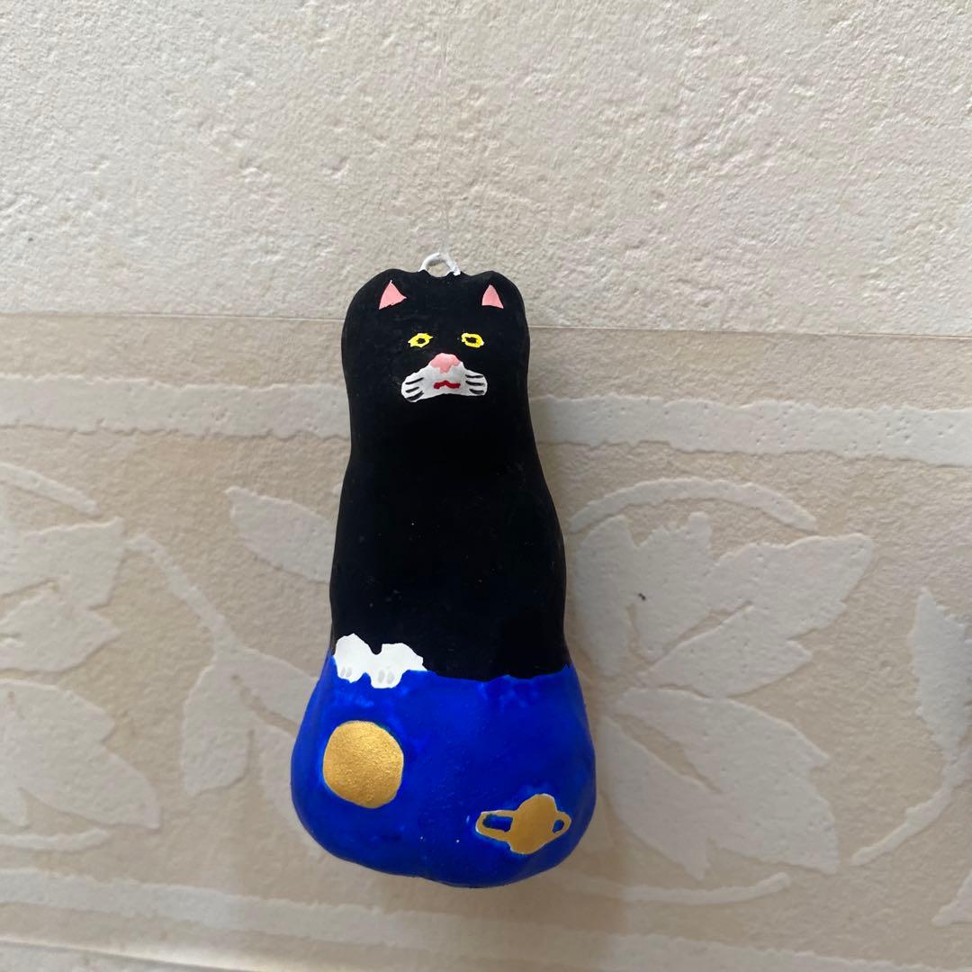 アトリエおはよう　モビール　猫　張り子