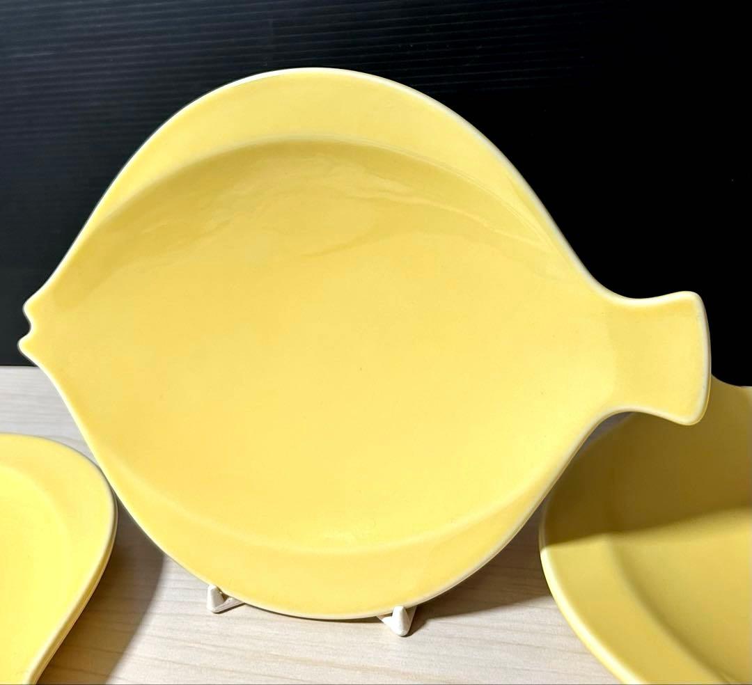 ロイヤルコペンハーゲン　フィッシュプレート　3枚　※未使用保管品　美品