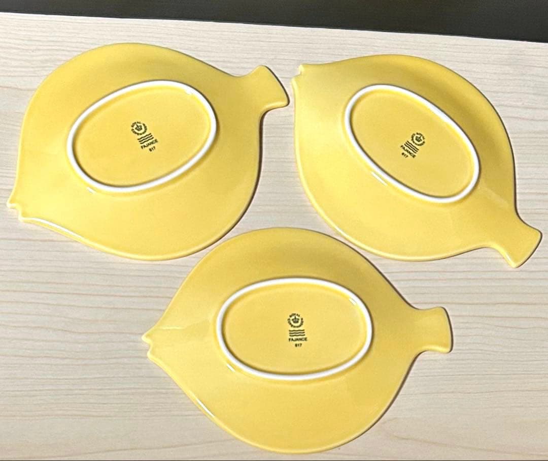 ロイヤルコペンハーゲン　フィッシュプレート　3枚　※未使用保管品　美品