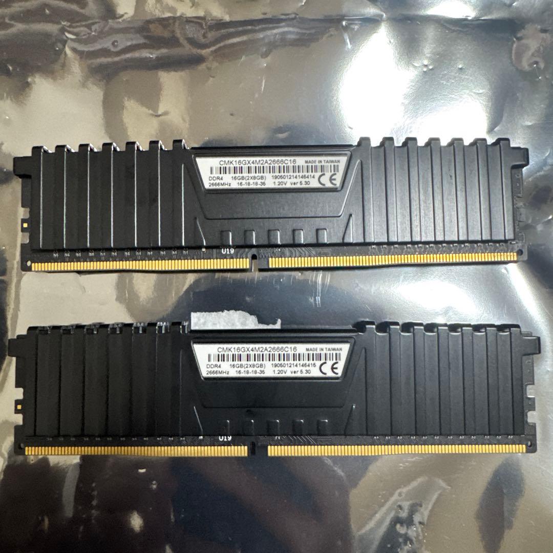 メモリー Vengeance LPX DDR4 16GB (2x8GB) 2666MHz