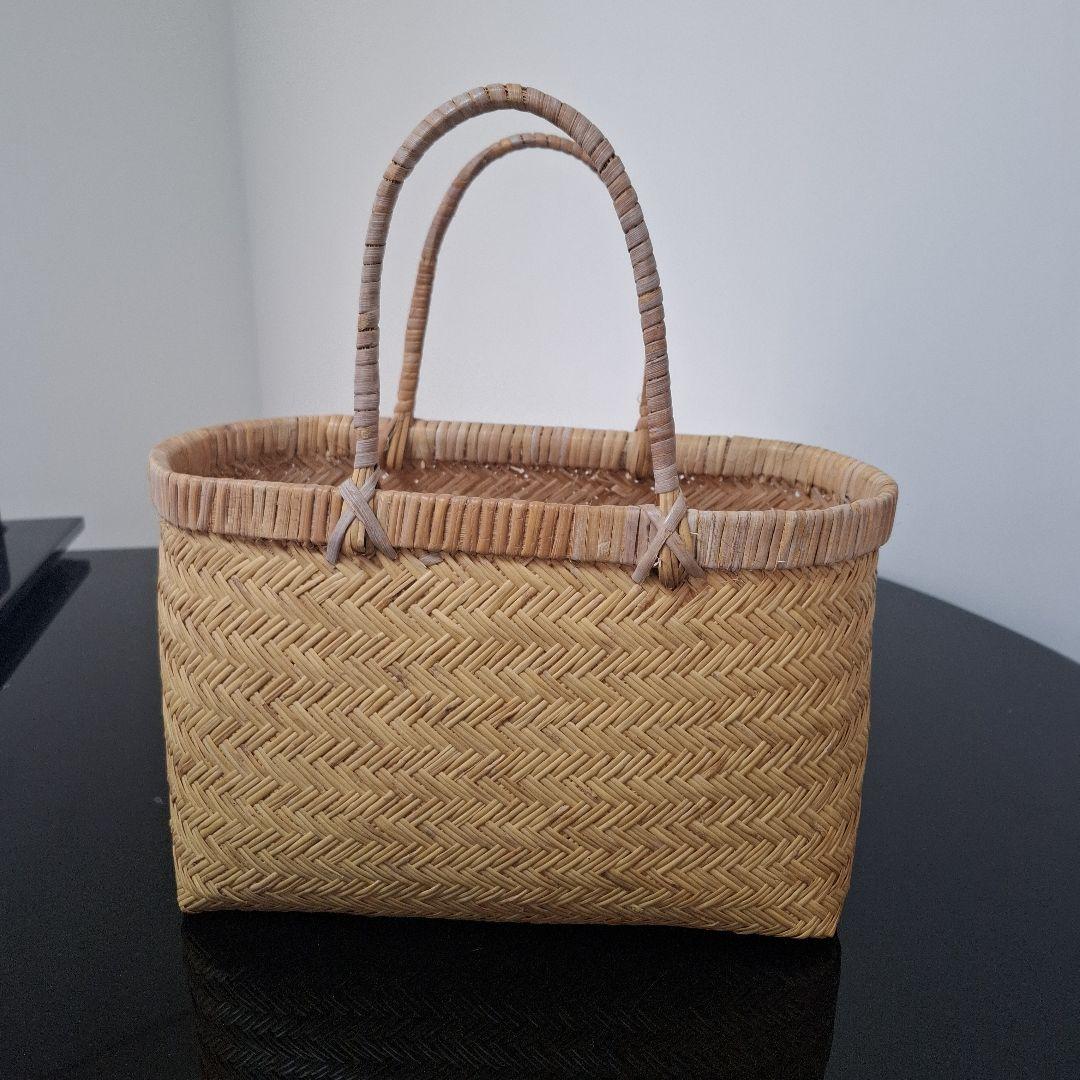 昭和レトロ　竹籠