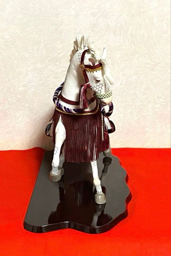 【ハンドメイド木目込み人形】　『出世飾り馬』　東芸芳山　五月人形　干支午