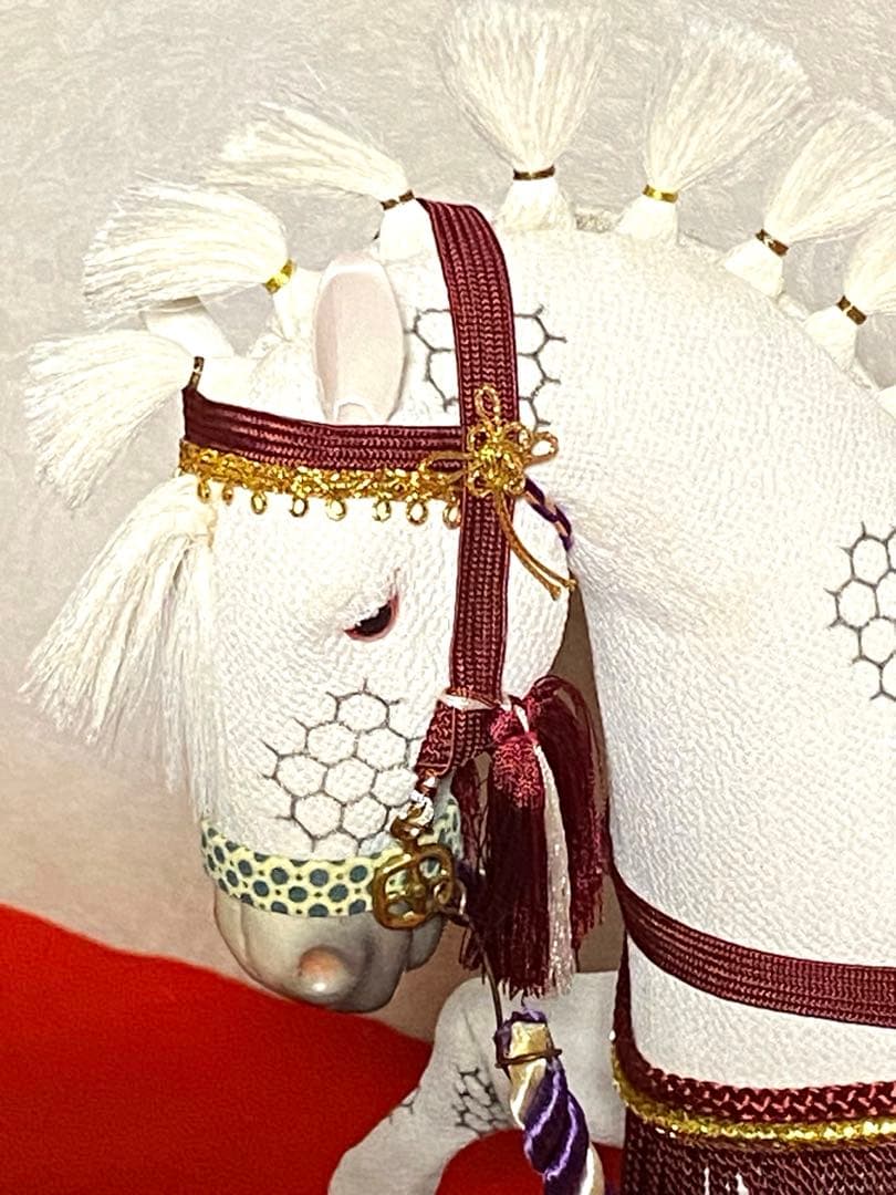 【ハンドメイド木目込み人形】　『出世飾り馬』　東芸芳山　五月人形　干支午