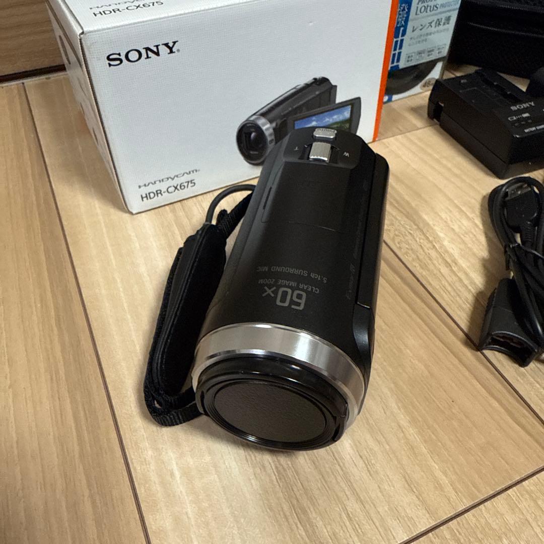 SONY ハンディカム　HDR-CX675 ビデオカメラ　32GB ブラック