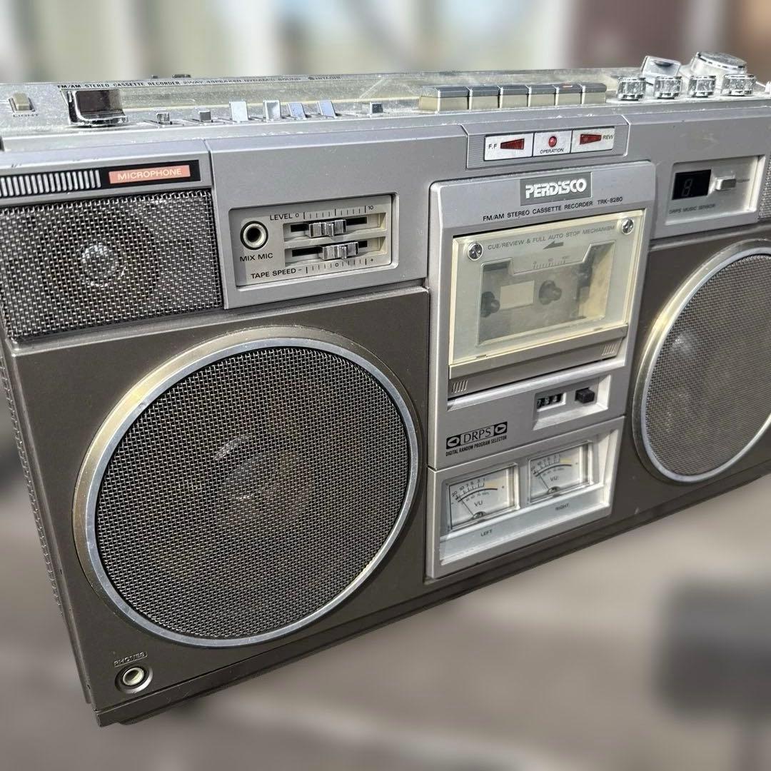 貴重なPERDISCOラジカセ カセットデッキ