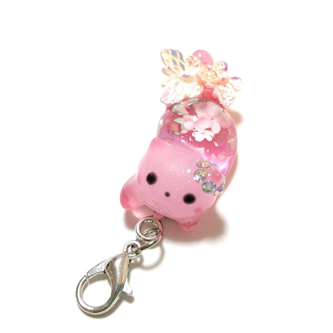 専用商品K-10077 じゃれ猫チャーム(桜 蛍シリーズ)