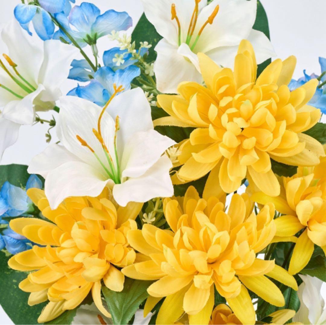 造花仏花1対（2本セット）1本だけの販売もできます♪