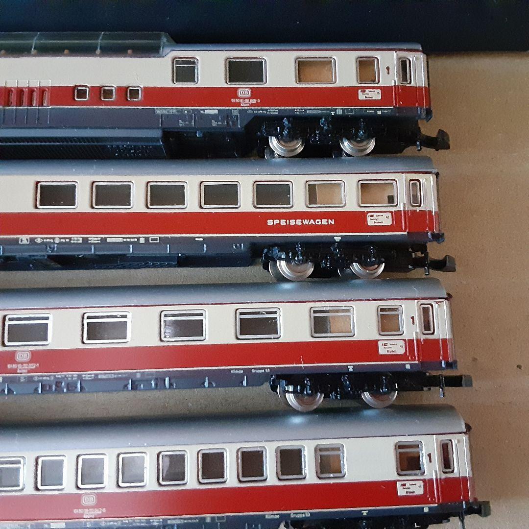 Maerklin（メルクリン）Zゲージ　客車4両　　室内灯点灯確認済