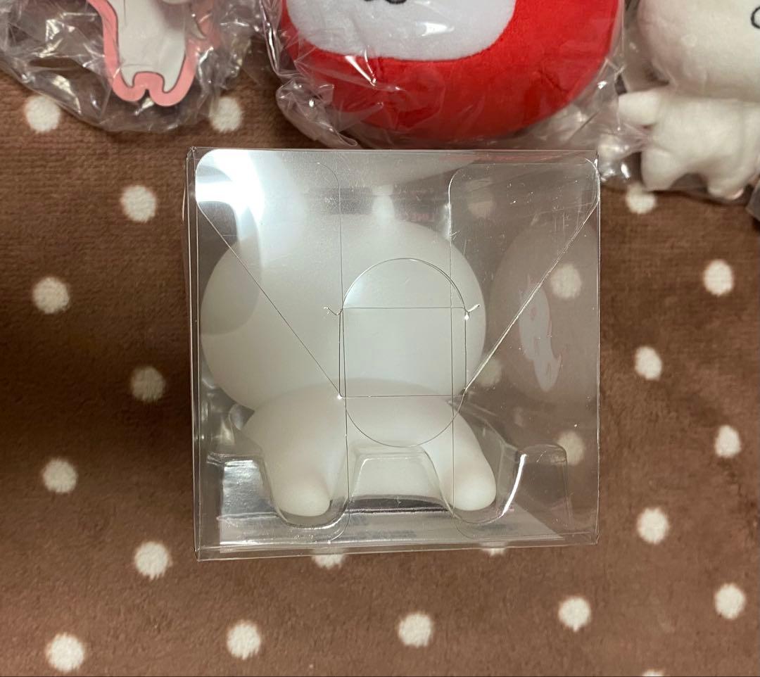 【新品】うさまる　ぬいぐるみ　いちご　等身大　　　　お部屋ライト　セット
