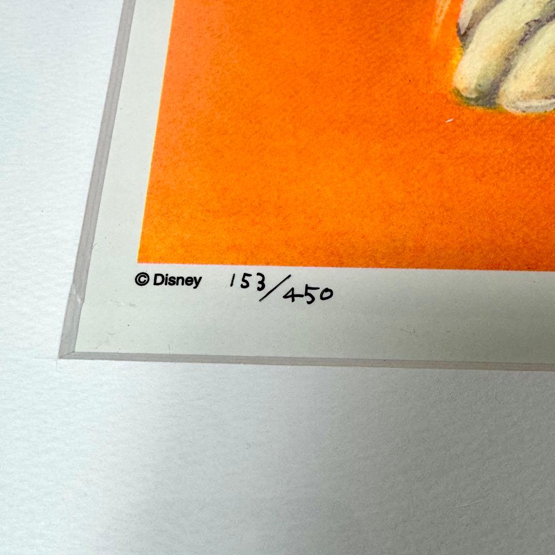 ディズニー ミッキー ミクストメディア版画 シリアルNo.153/450 額装品