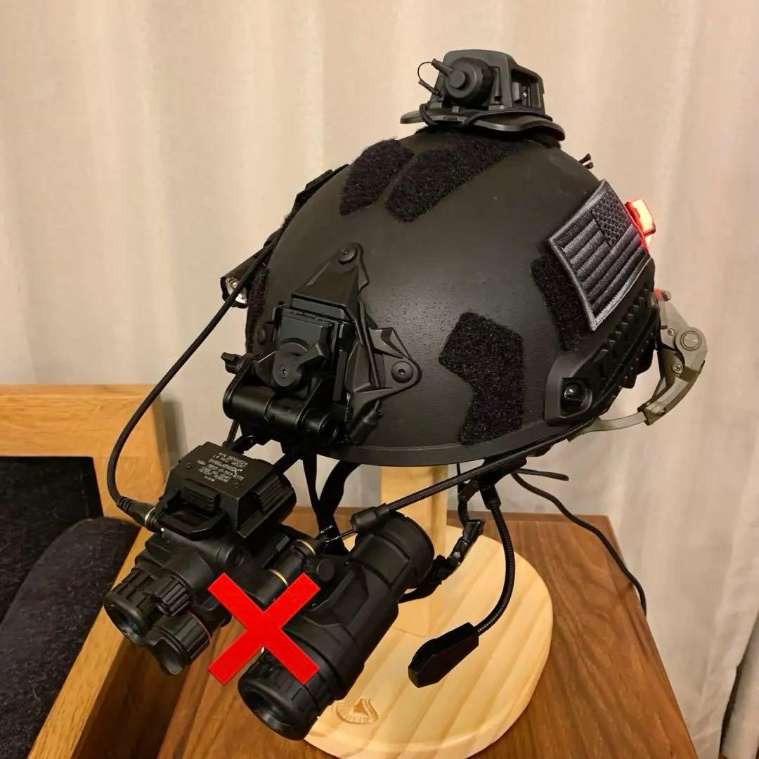 防弾タクティカルヘルメット ナイトビジョン ヘッドセット付き