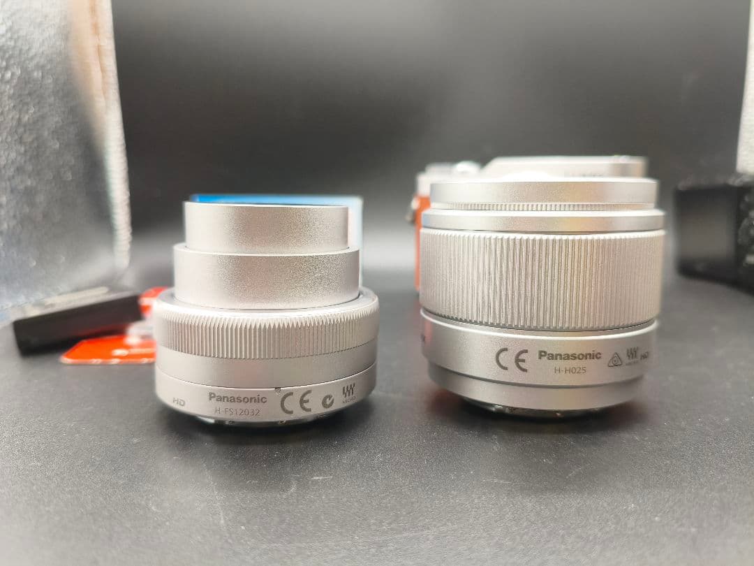 ほぼ未使用 DC-GF10 LUMIX レンズセット オレンジ