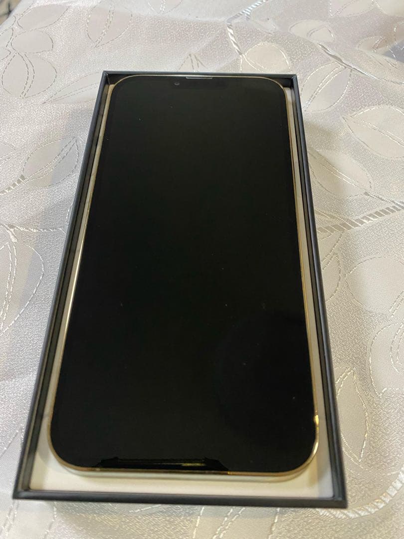 iPhone 13 ProMax 128GB ゴルドフイルムセット