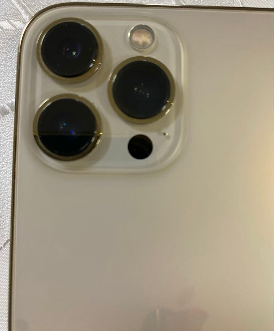 iPhone 13 ProMax 128GB ゴルドフイルムセット