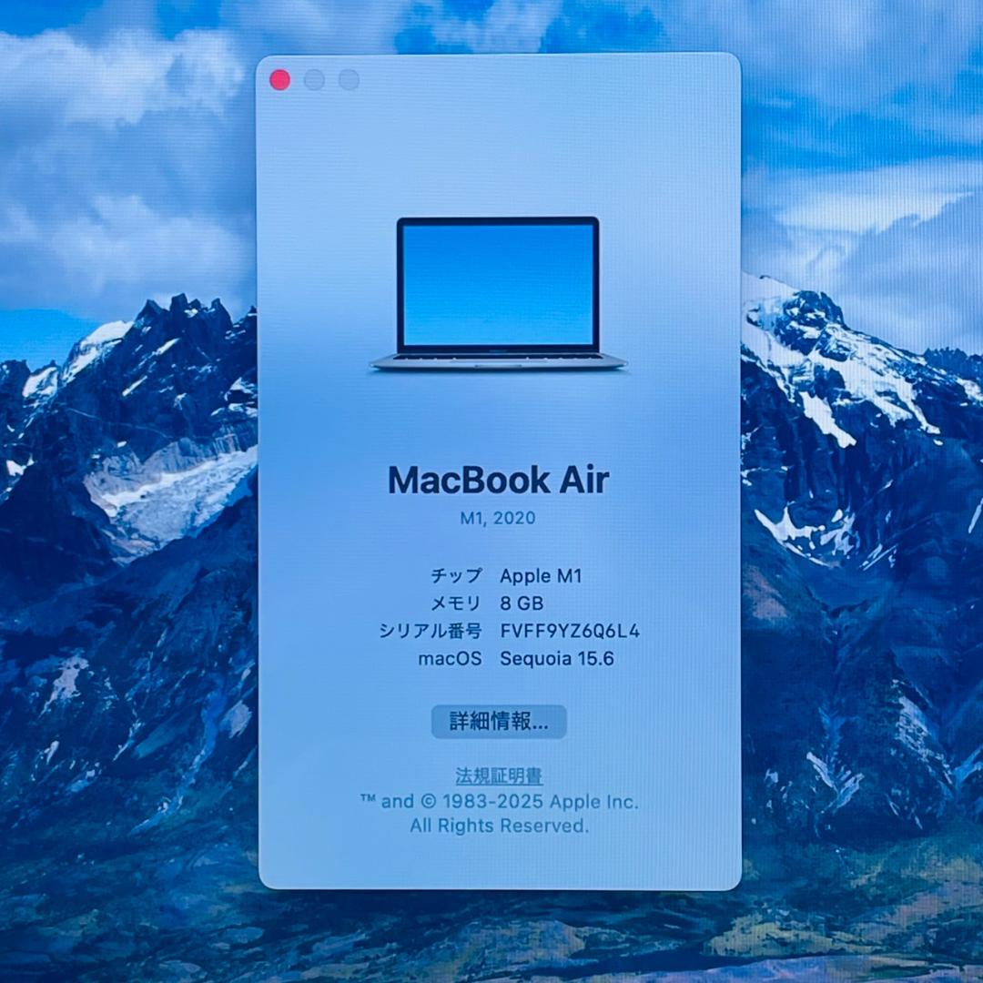 MacBook本体 P245 Apple MacBook Air M1 8GB 256GB