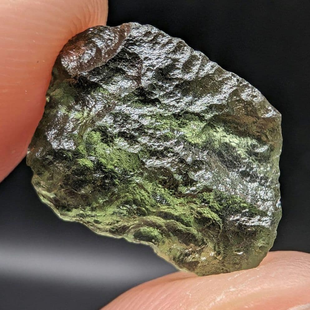 モルダバイト　結晶　B