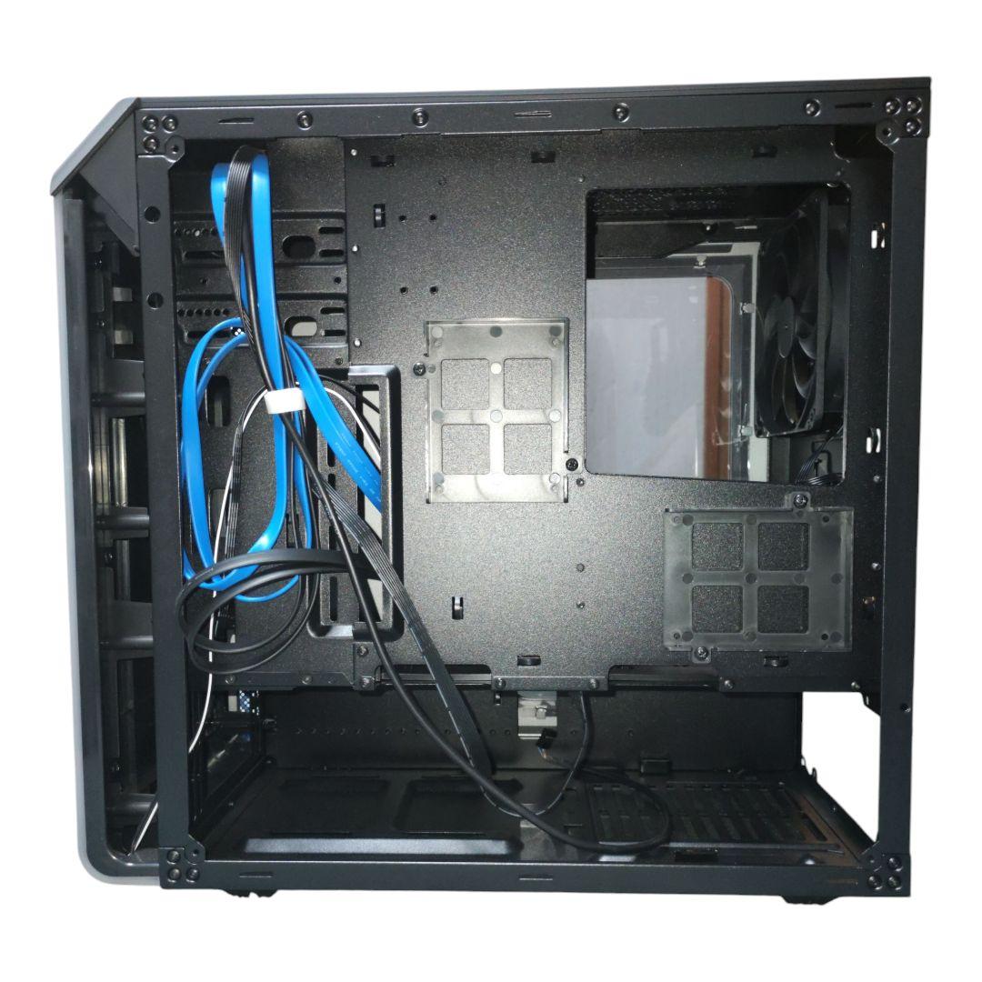 ガレリア PCケース m-ATX ITX アクリルウィンドウ ファン×2　箱付