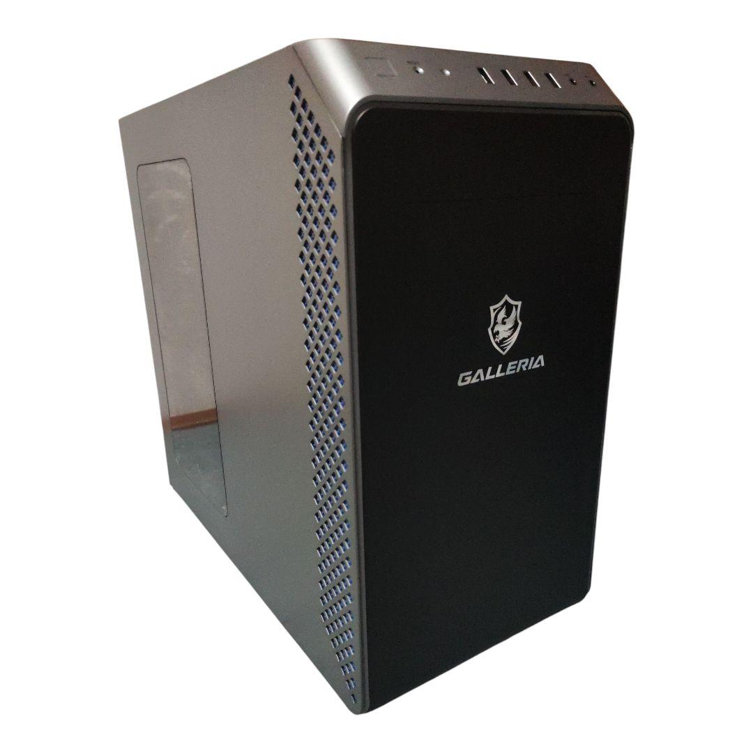 ガレリア PCケース m-ATX ITX アクリルウィンドウ ファン×2　箱付