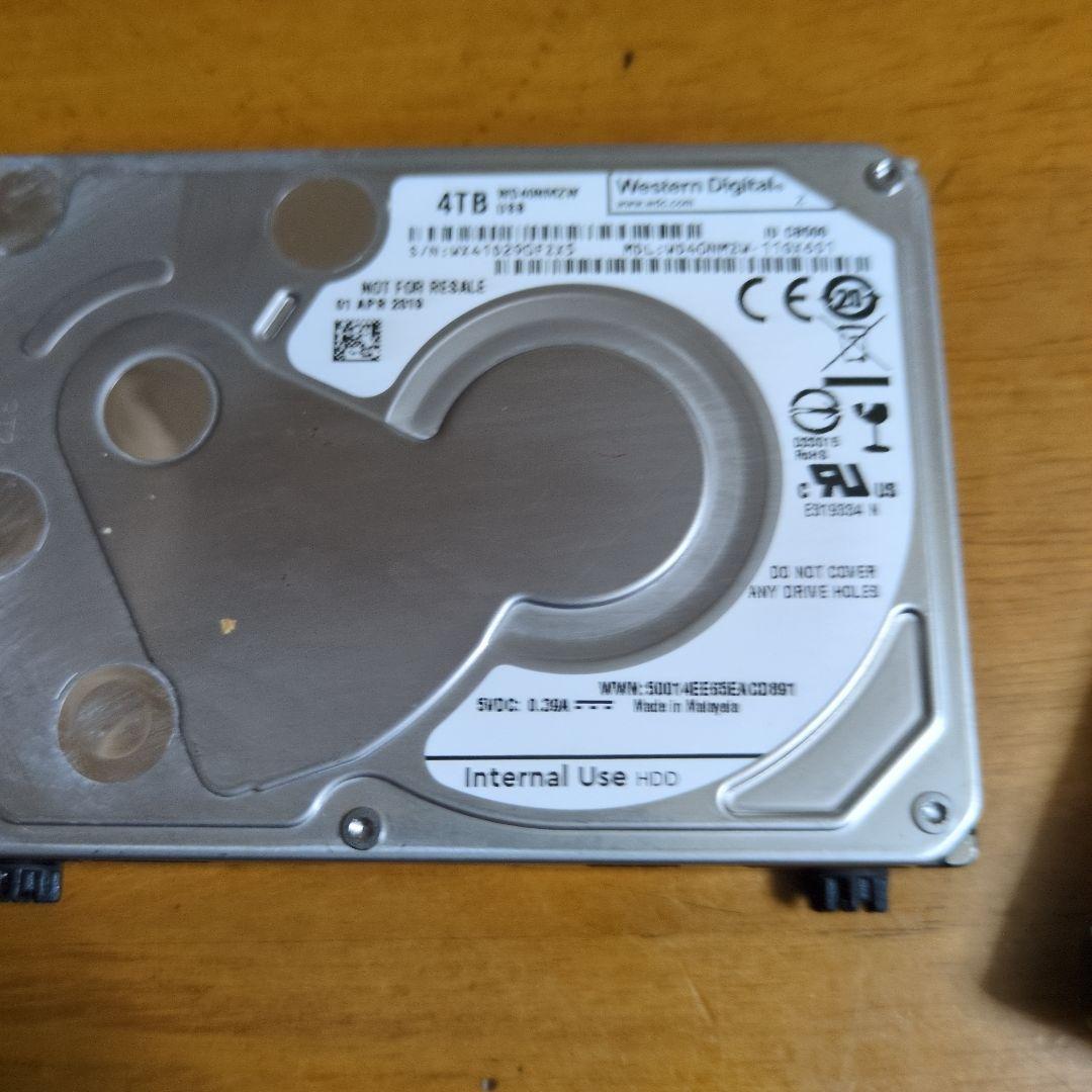 外付けハードディスク・ドライブ Western Digital 4TB HDD SATA