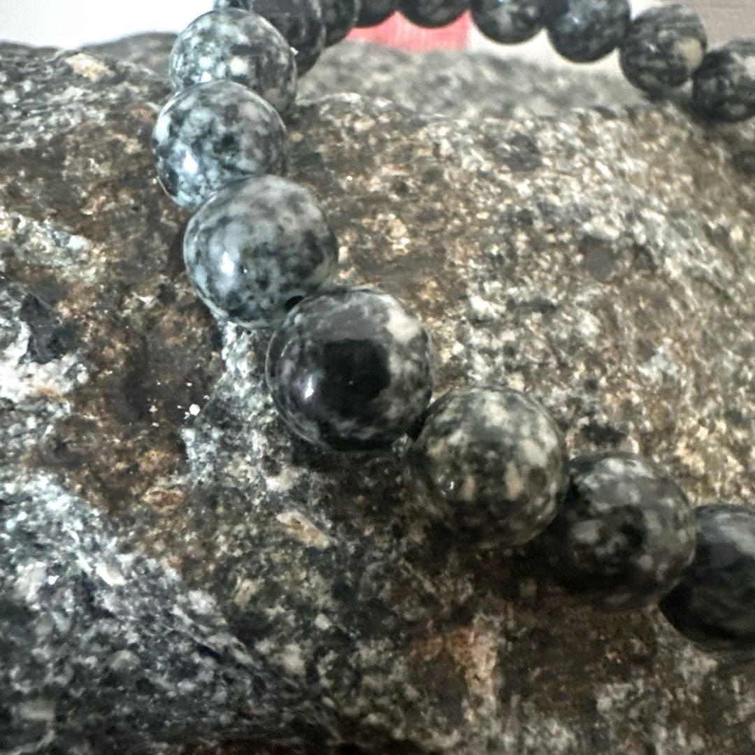 【遠野霊石】ブレスレット　きらめく高波動｜幸せを引き寄せる奇跡の石　お守り石