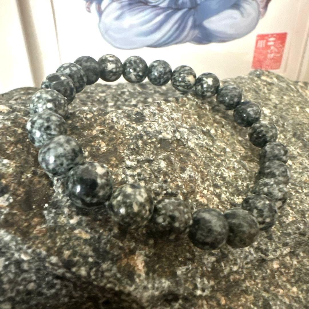 【遠野霊石】ブレスレット　きらめく高波動｜幸せを引き寄せる奇跡の石　お守り石