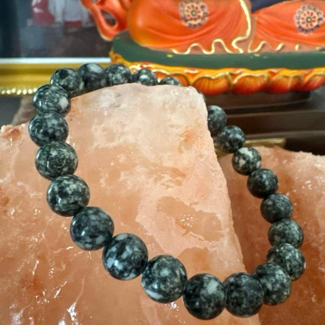 【遠野霊石】ブレスレット　きらめく高波動｜幸せを引き寄せる奇跡の石　お守り石
