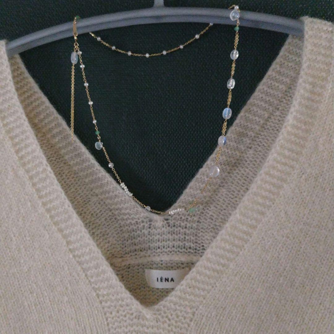 14kgf天然石ネックレス　 360°カワイイんです^^