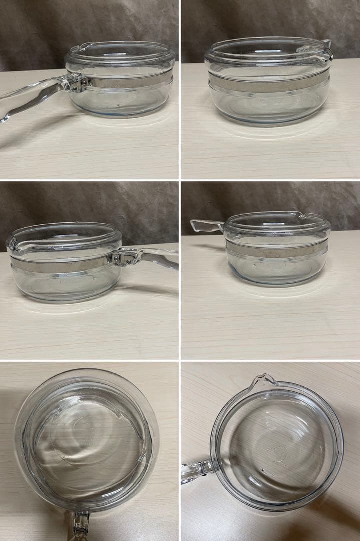PYREX／オールドパイレックス　片手鍋　耐熱ガラス　S792