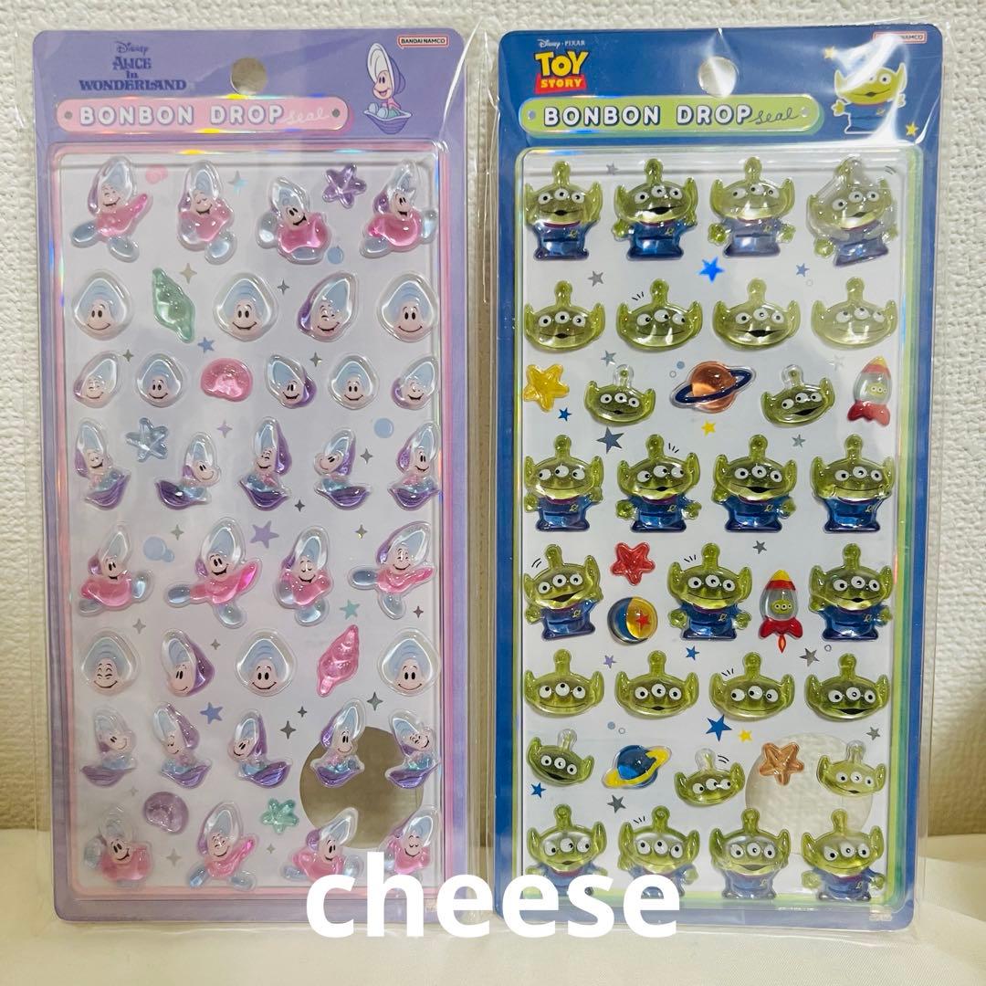 正規品《新品》ディズニー　ボンボンドロップシール　第一弾　4枚