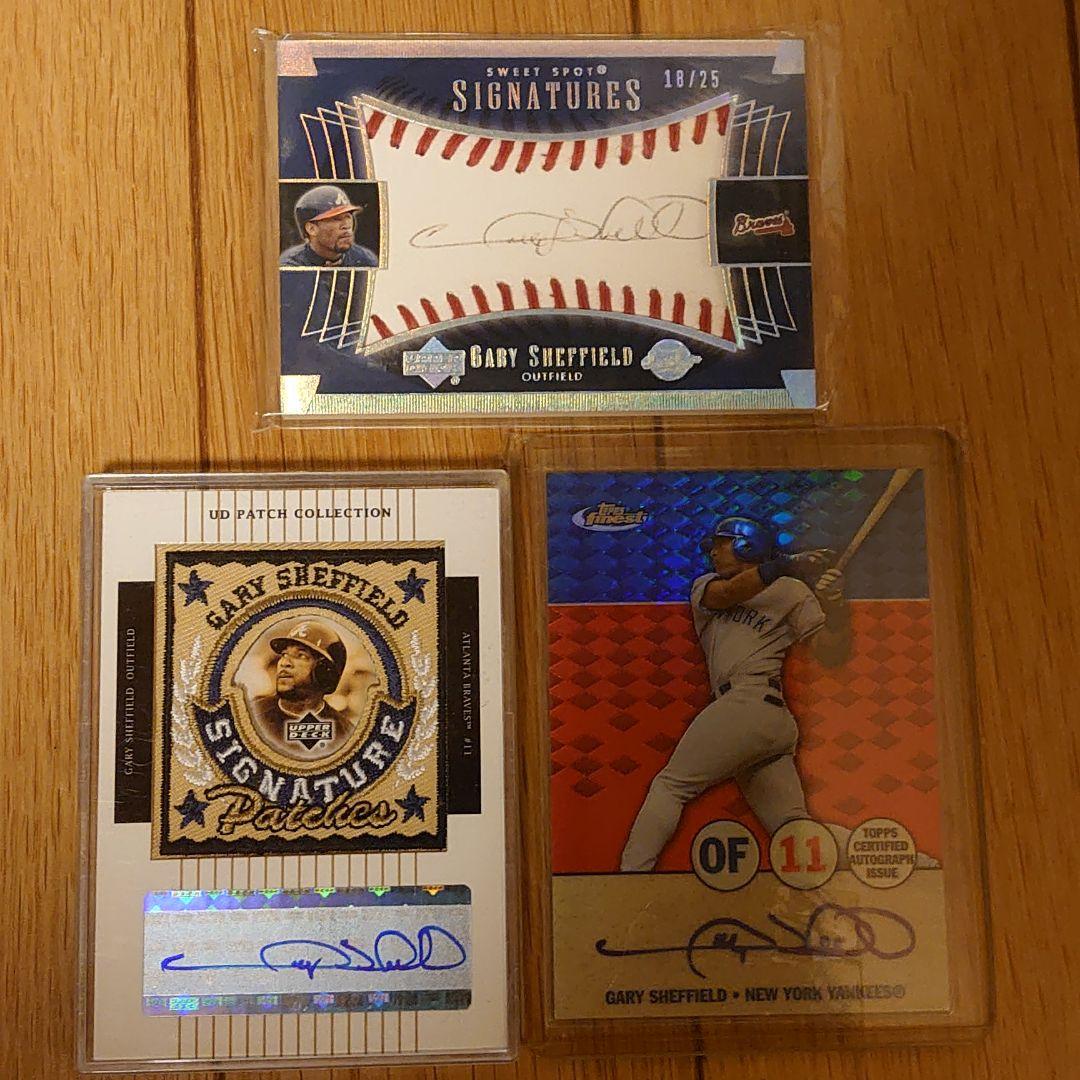 mlb gary sheffield auto7枚&1of1 一枚 その他