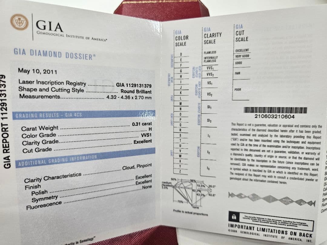 CARTIER カルティエ　バレリーナ ソリテールダイヤ PT950 /9号