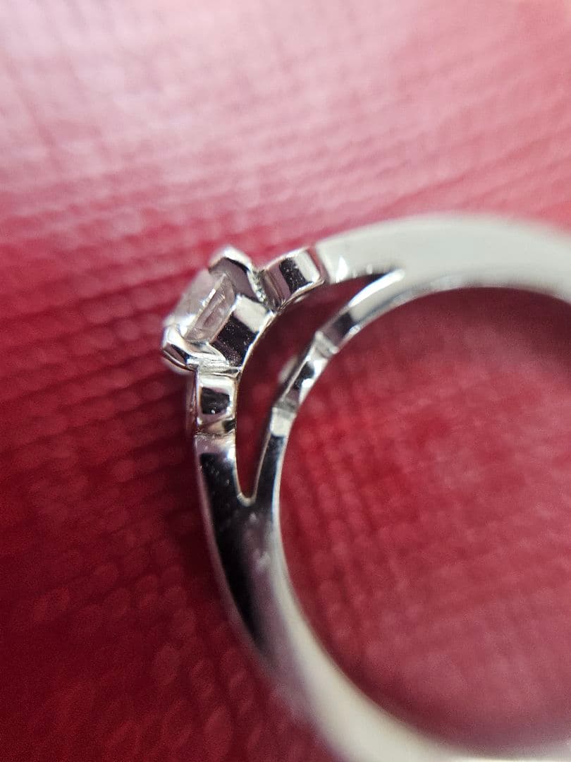 CARTIER カルティエ　バレリーナ ソリテールダイヤ PT950 /9号