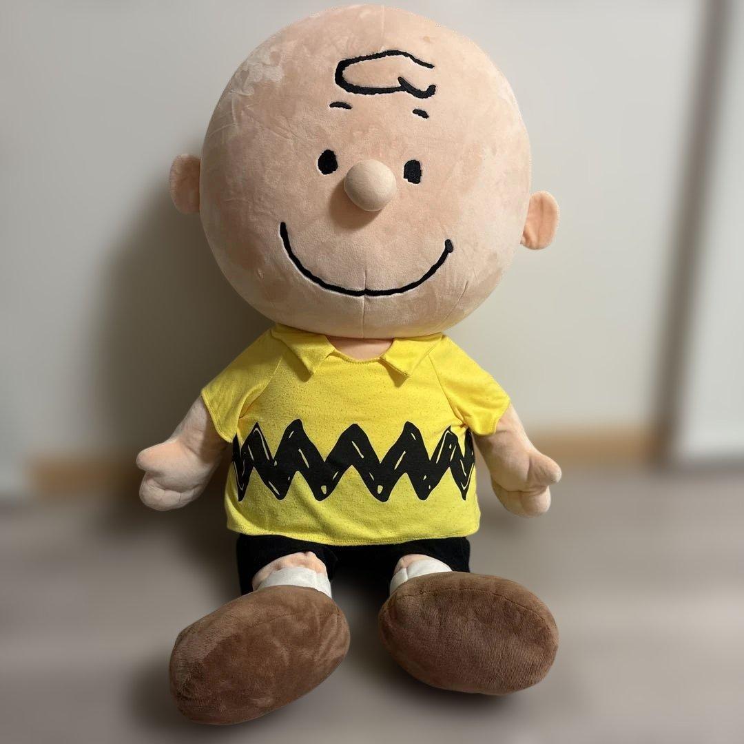 HA1304 PEANUTS チャーリー・ブラウン ぬいぐるみ 75cm 2L