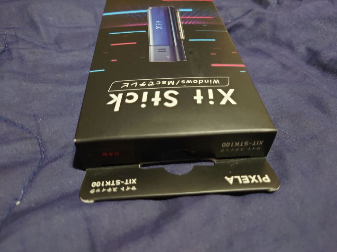 美品PIXELAモバイル録画対応テレビチューナー XIT-STK100 BLUE