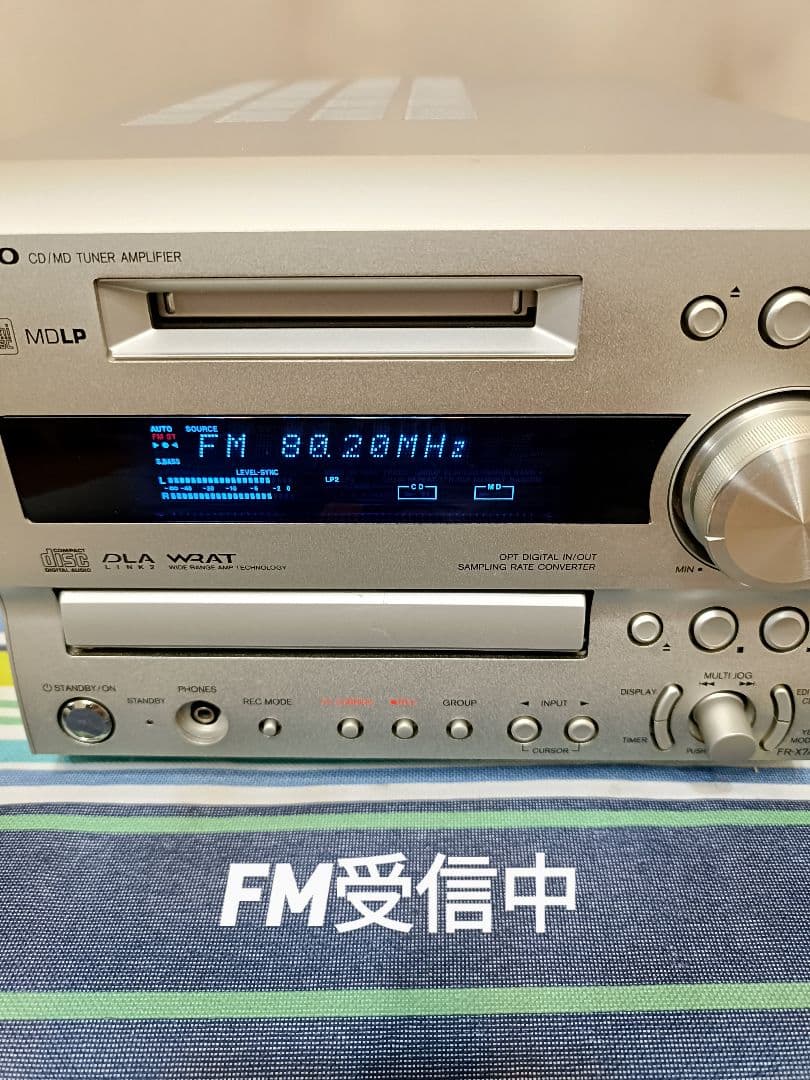 ONKYO FR-X7A CD,MD,FM/AM 整備済完動品 新品リモコン付