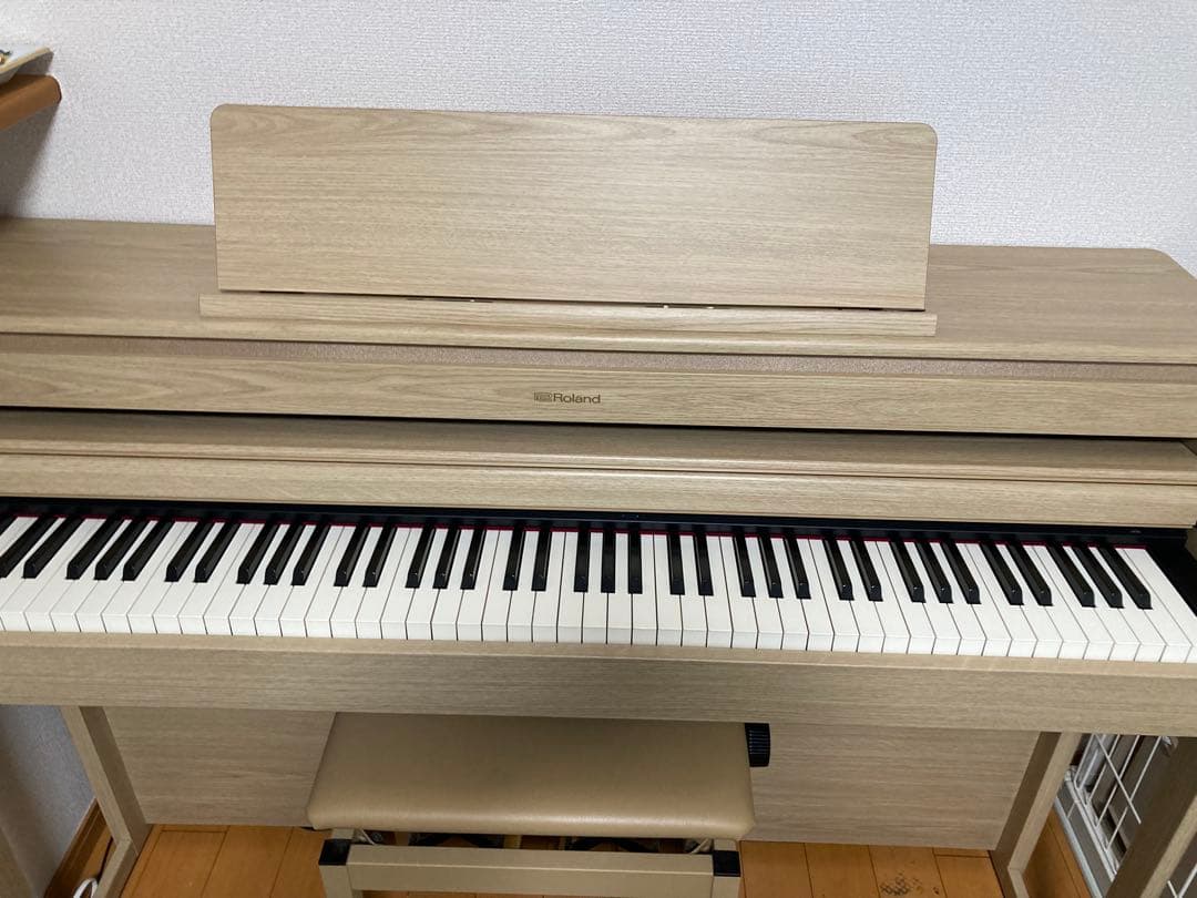Roland 88鍵電子ピアノ ライトウッド